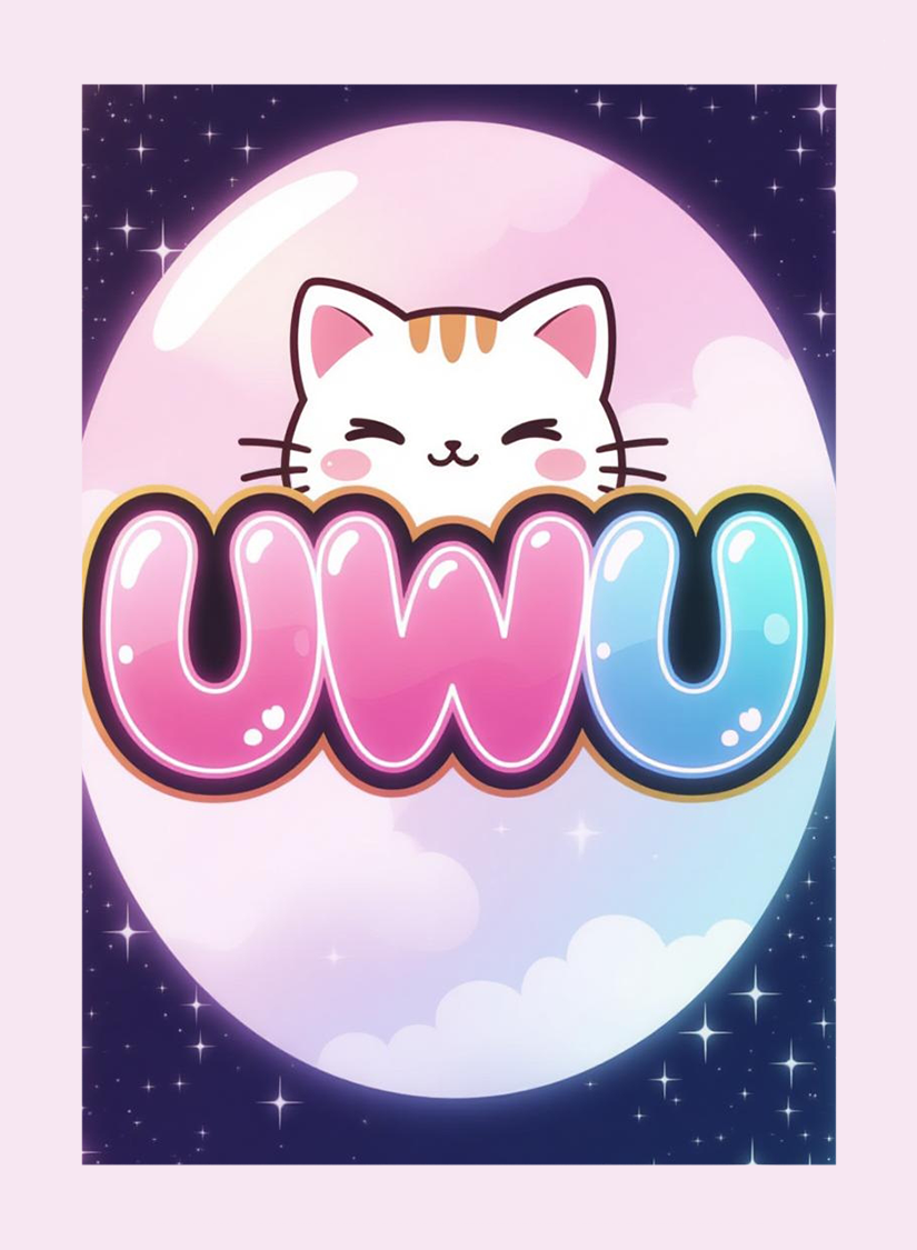 UwU Card Back - Moonlit